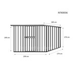 thumbnail of Casetta attrezzi Box garage in Acciaio Zincato 260x185cm x h1.92m - 85kg - 4,81 mq - LEGNO