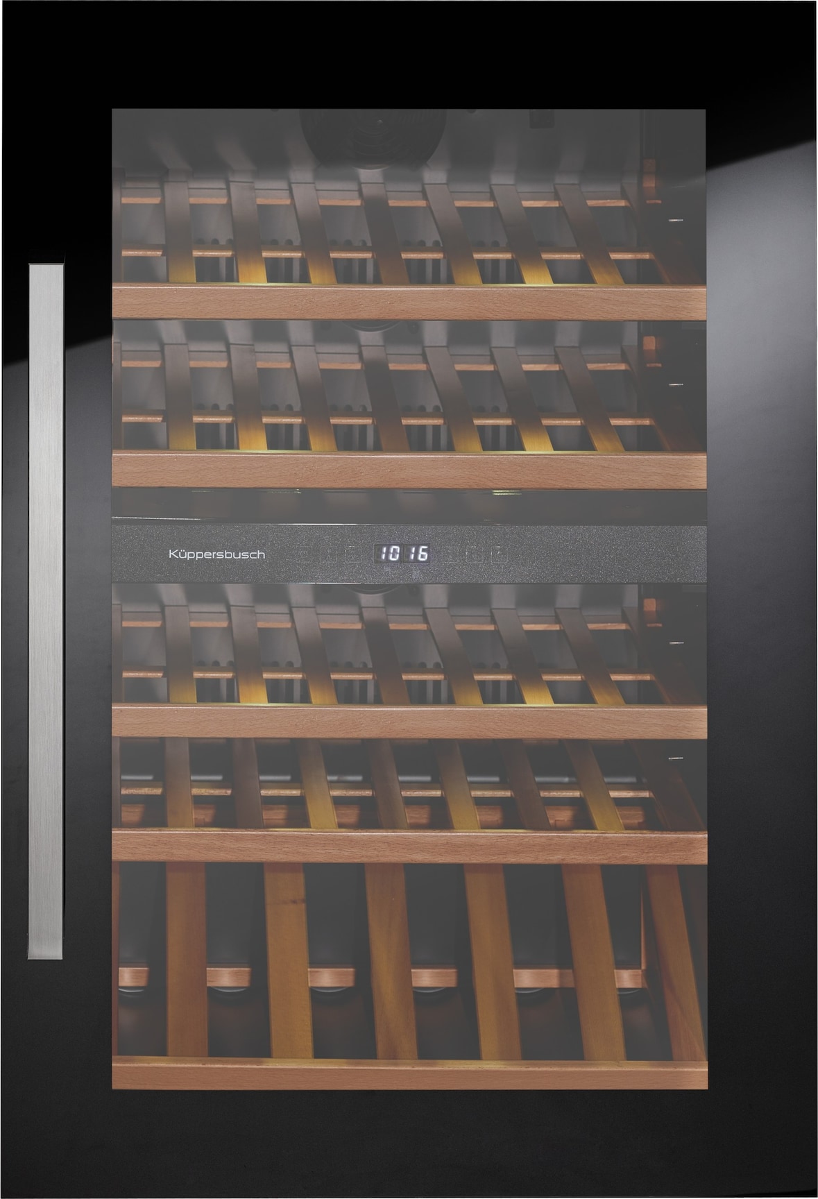 Küppersbusch Einbau-Weinklimaschrank mit 2 Temperaturzonen für bis zu 52 Flaschen FWK2800.0S
