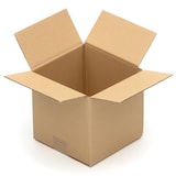 thumbnail of 1050 x Faltkartons - 200x200x200 mm - Karton aus wellpappe braun 1 wellig