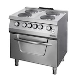 thumbnail of Cocina Eléctrica con Horno Industrial GN 1/1 y 4 Fuegos de 2.6 KW - S70CE4PH