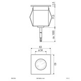 thumbnail of EVN Lichttechnik LED-Bodeneinbauleuchte 654120A