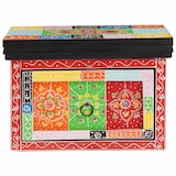 thumbnail of vidaXL Nachttisch 2 pcs Mehrfarbig 40 x 30 x 28 cm Massivholz Mango