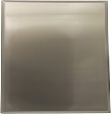 thumbnail of Blende aus Edelstahl für großen Wandeinbaukasten