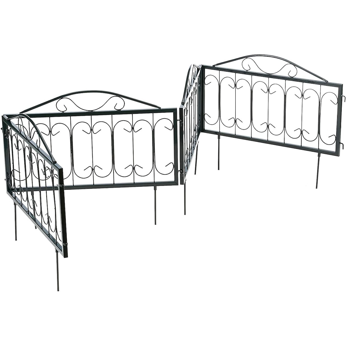 Helloshop26 - Valla metálica decorativa para jardín 13_0000779_2