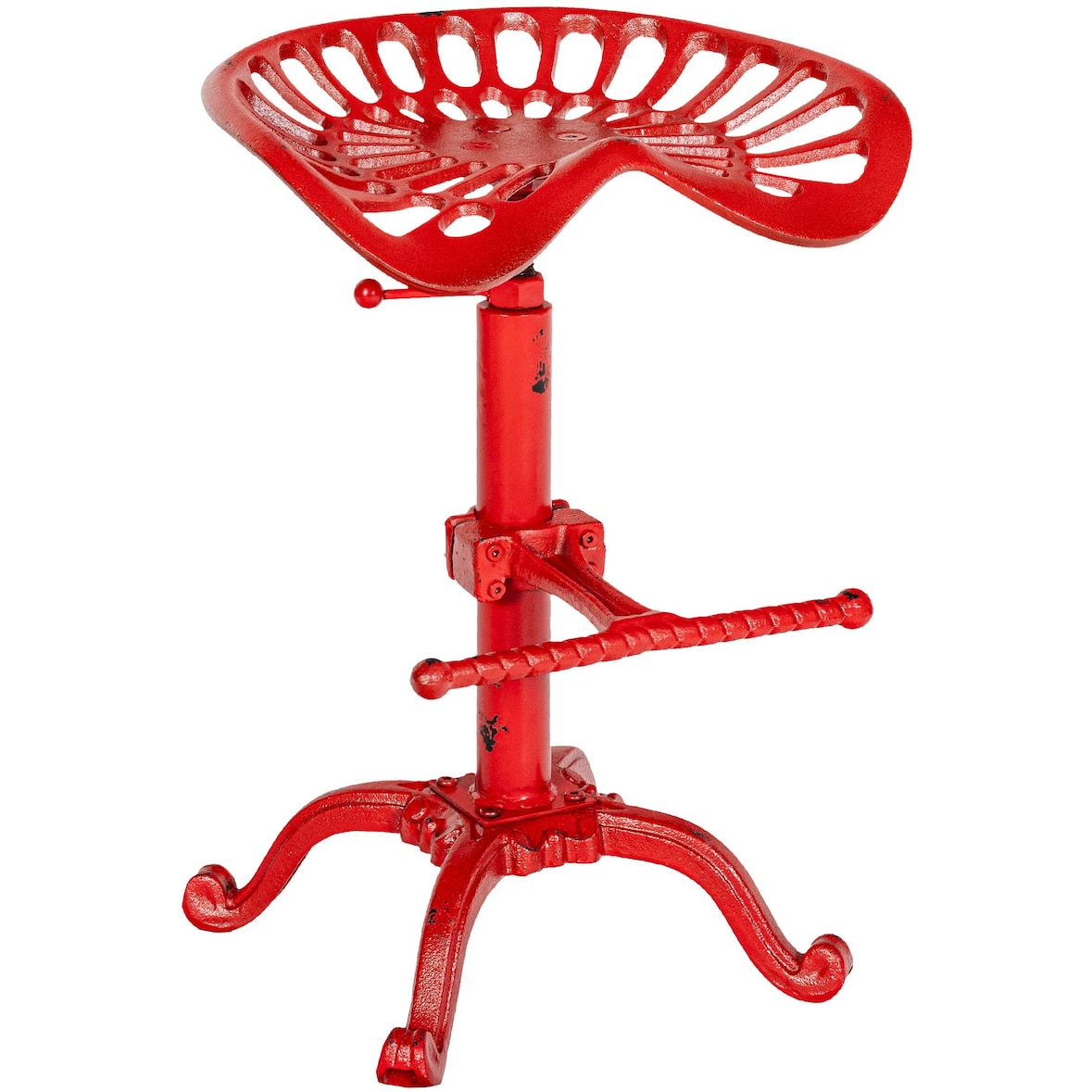 Banco de bar Butch vermelho