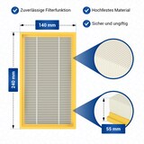 thumbnail of Lamellenfilter passend wie Kärcher 6.904-367.0 Filter für Staubsauger