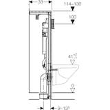 thumbnail of Geberit GIS WC-Eckmodul mit Sigma UP-Spülkasten, Bauhöhe 1140 mm