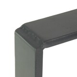 thumbnail of Fahrradanlehnbügel 116,5 x 39 cm Flachstahl 13 mm Anthrazit Einbetonieren Fahrradständer Fahrradanlähner Amazon