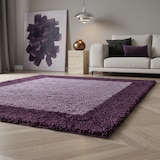 thumbnail of Teppich Waschbar Shaggy Elegant Kuschelig Strapazierfähig Schlafzimmer Esszimmer Violett 240x340 cm OEKO-TEX – RHEIN von Kadima Design
