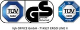 thumbnail of Sedia da ufficio / Sedia girevole ERGO LINE II tessuto nero hjh OFFICE