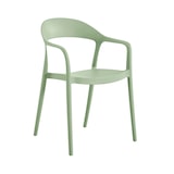 thumbnail of METRO PROFESSIONAL Cadeira de exterior empilhável Laveria, com braços, plástico, verde abacate