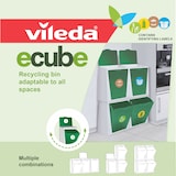 thumbnail of VILEDA ECUBE - 4 Cubos modulables de reciclaje 10L/ud