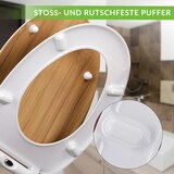 thumbnail of WC Sitz Toilettendeckel Bambus - Duroplast - Doppelte Absenkautomatik