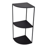 thumbnail of LOFT42 Pillar Plantenzuil Hoek Rond - Metaal - Mat Zwart - 90x38x38
