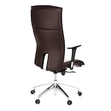 thumbnail of Bürostuhl / Chefsessel MURANO 20 Leder dunkelbraun hjh OFFICE