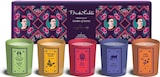 thumbnail of Duftkerzen Geschenkset, 5er Set, je 45g, Paraffinwachs & Glas, Frida Kahlo, blumig & orientalisch, bunt
