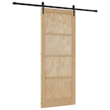 thumbnail of vidaXL Schiebetür ORKDAL Braun 86 x 211 cm Massivholz Kiefer
