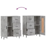 thumbnail of vidaXL Sideboard Betongrau 69,5x34x90 cm Holzwerkstoff