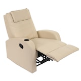 thumbnail of Fernsehsessel Durham, TV Sessel Relaxsessel Liegesessel, Kunstleder ~ creme