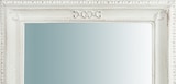 thumbnail of BISCOTTINI Wandspiegel vertikal/horizontal aus holz mit antikiertem weißem finish l67xpr4,5xh87 cm. made in italy 4.5x67x87 cm