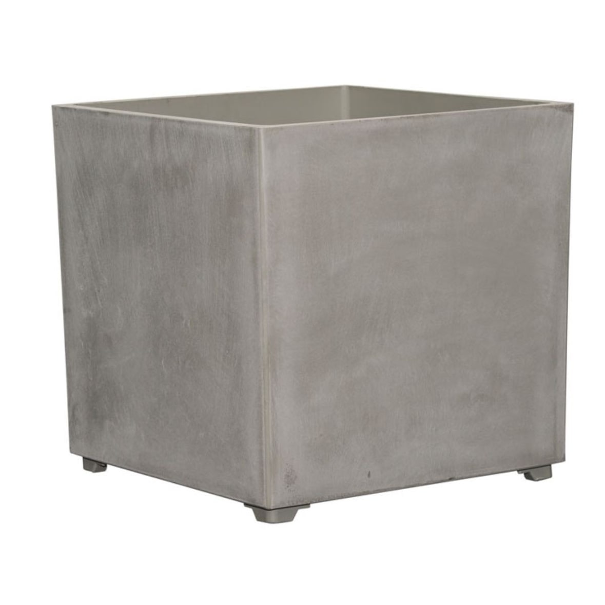 Vaso quadrato grigio 50L 40x40cm - Fioriera da esterno balcone terrazza giardino ARTPLAST