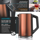 thumbnail of Arendo Frühstücksset 2-teilig, 1,5L Wasserkocher Edelstahl, 1500W Langschlitz Toaster FRUKOST, Kupfer