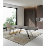 thumbnail of Match 1 - Ausziehbarer Tisch (160/240 x 90 cm) aus schwarzer Keramik