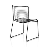 thumbnail of Oreste Luchetta set 2 Sedie da interno e esterno HAZEN BLACK in acciaio Nero opaco H.79 x L.49 x P.53 cm