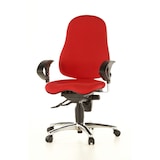 thumbnail of SP Topstar Wellnessstuhl / Bürostuhl SITNESS 10 Stoff rot Chrom
