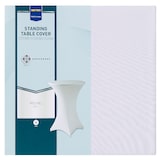 thumbnail of METRO Professional Stretchhusse für Stehtisch Onyx, Polyester / Elasthan, Ø 80 cm, weiß