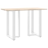 thumbnail of Helloshop26 - Juego de 2 patas ajustables para mesa de bar en forma de T 60 x 35 x 90 cm diseño moderno acero blanco 02_0057346