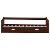 thumbnail of vidaXL Uitschuifbare slaapbank donkerbruin dennenhout 90×200 cm