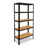 thumbnail of shelfplaza BLACK 200x120x50 cm Schwerlastregal in schwarz mit 5 Böden und 175 kg Traglast pro Boden