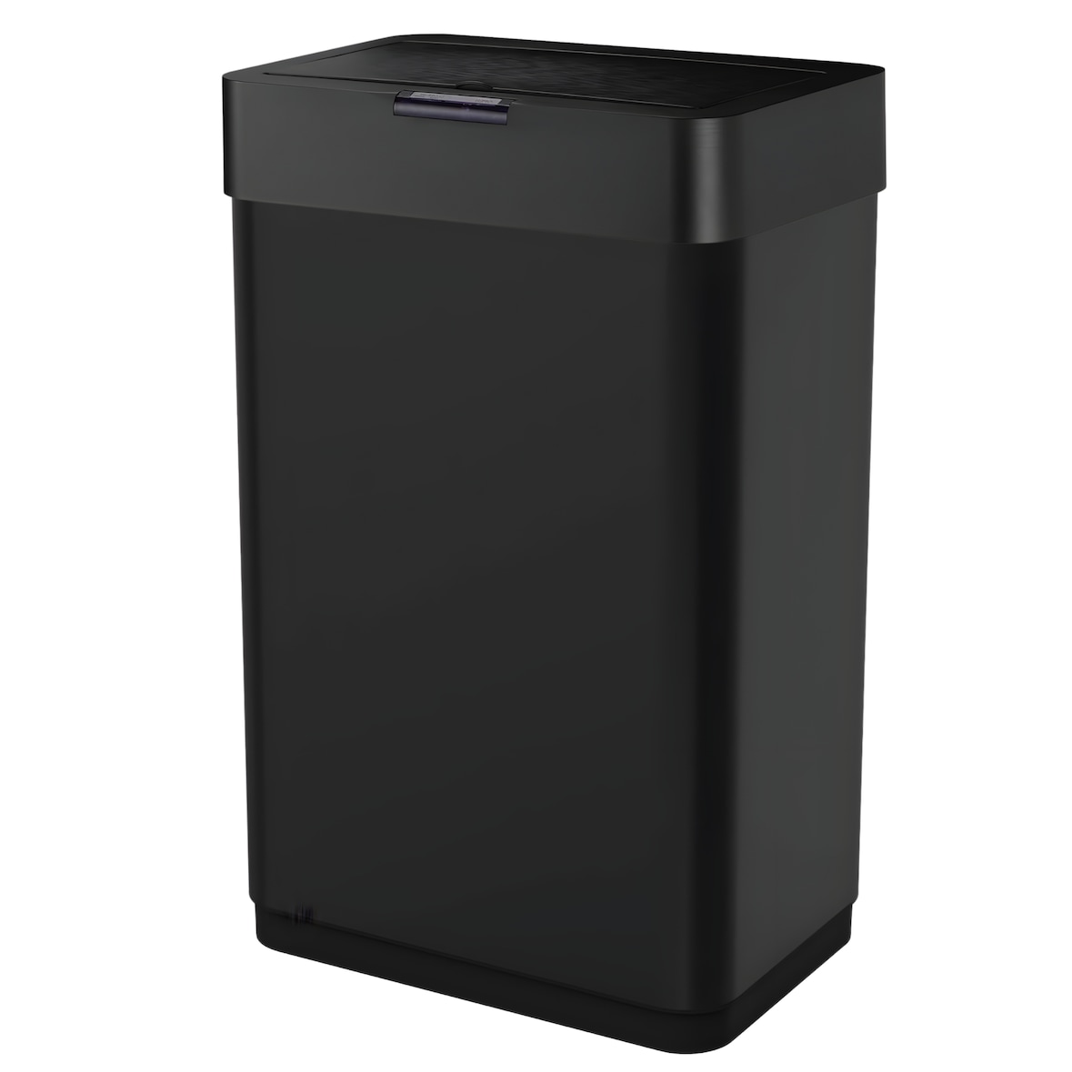 Five Stars® Mülleimer mit Sensor - 60 Liter / 2x 30 Liter - Abfalltrennung - Edelstahl - 2 Fächer - Schwarz