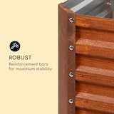thumbnail of Rust Grow Hochbeet Gartenbeet verzinktes Stahlblech Rost-Finish Rost