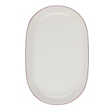 thumbnail of IDFine Modest Maroon Magnus Oval Platter 18 cm 12 Stück