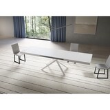 thumbnail of Itamoby Tavolo allungabile 90x200/460 cm Niket bianco frassino gambe bianche