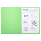 thumbnail of Exacompta 410013E 5x 100er Packung Aktendeckeln aus Recycling Karton 220g Forever, 24x32cm - grün