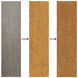 thumbnail of vidaXL Poort grasontwerp 105x205 cm cortenstaal