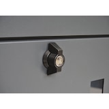 thumbnail of XXL Briefkasten HWC-H26, Firmenbriefkasten Postkasten, abschließbar pulverbeschichtet 52x44x25cm ~ anthrazit-schwarz