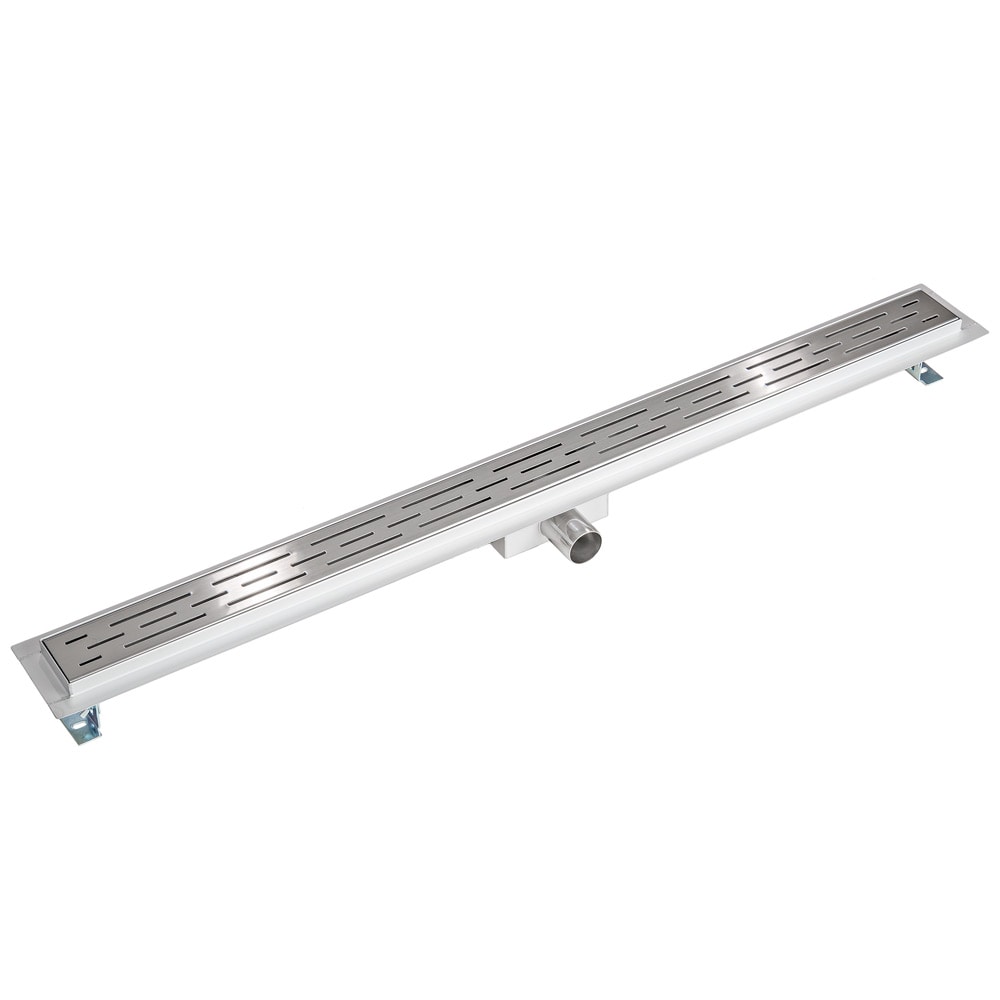 tectake Caniveau de douche design 1 - 100 cm - 401275