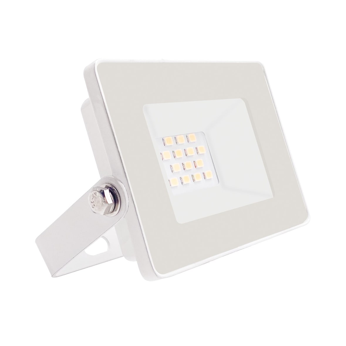 Projetor LED externo ultrafino 10W IP65 ajustável branco 4000K 30000H 7hSevenOn