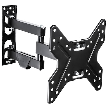 tectake Soporte de pared para monitores de 17-42″ (43 - 107cm) inclinable y orientable  Negro
