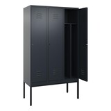 thumbnail of C+P Spind Classic PLUS, Gestell, 3 Abteile, 2120x1200x500mm, 7016/7016