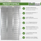thumbnail of DREIBREIT by TRUTZHOLM 3-fach Auffahrrampe klappbar Alu  255cm 115 cm Breite 1020kg grau gelocht