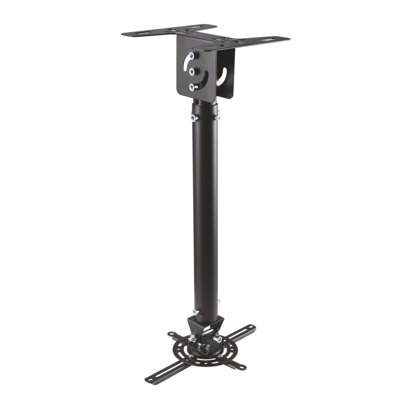 Aisens Soporte de Techo Universal Profesional Giratorio - Inclinable y Extensible para Proyector - Color Negro CP02TSRE-051
