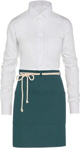 thumbnail of CORSICA - Cord Bistro Apron with Pocket: One Size / Black