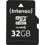 thumbnail of Intenso 32GB microSDHC Class 4 + SD-Adapter