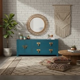 thumbnail of OPIUM OUTLET Armoire buffet commode sideboard console chiffonnier bleu asia meubles chinois asiatique vintage oriental entièrement monté