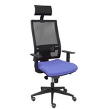 thumbnail of Horna Silla  y  Respaldo alto de malla transpirable con cabecero y asiento tapizado en tejido BALI color azul claro (CON CABECERO INCLUIDO)